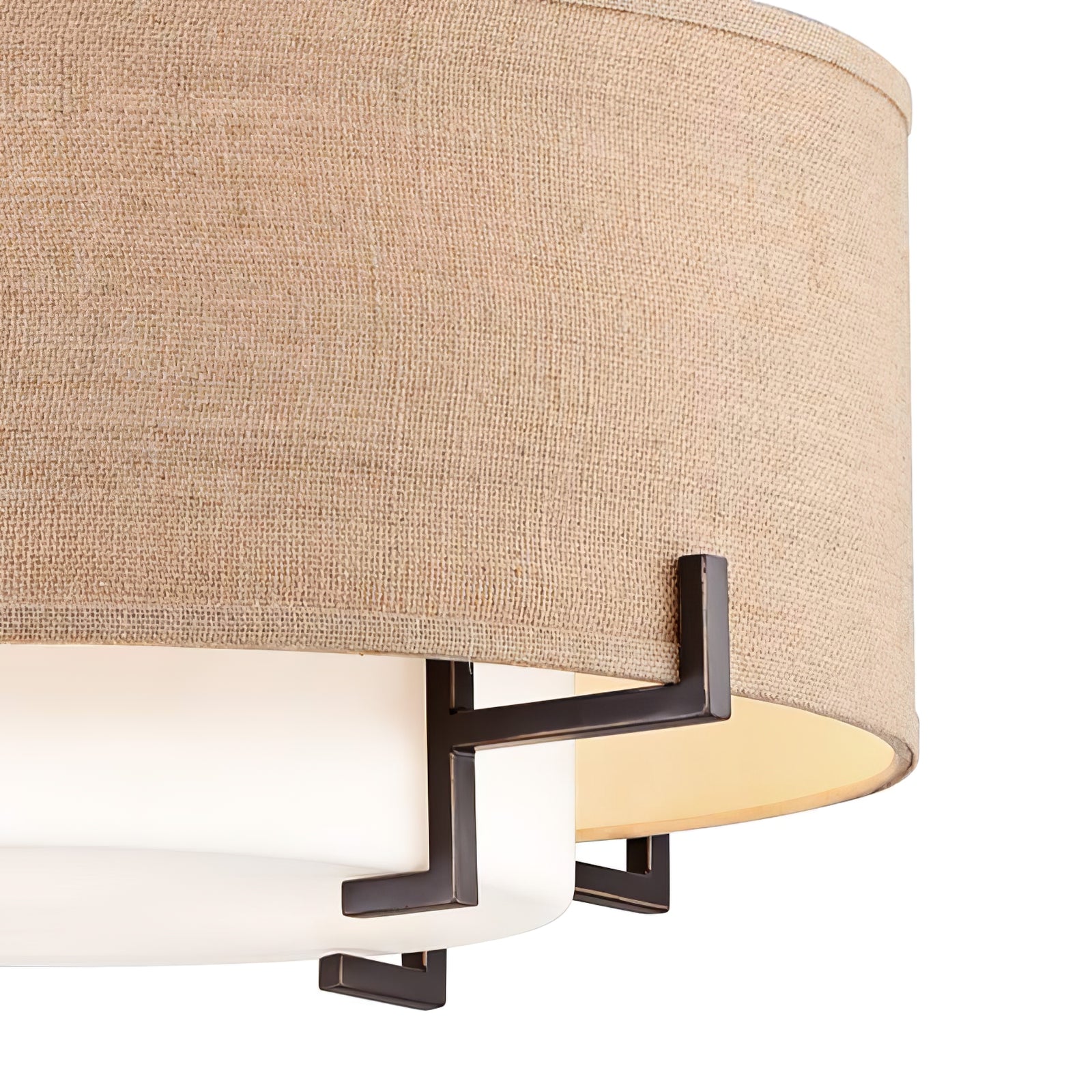 Concentric Shade Layered Fabric Pendant Lamp - Cueteks