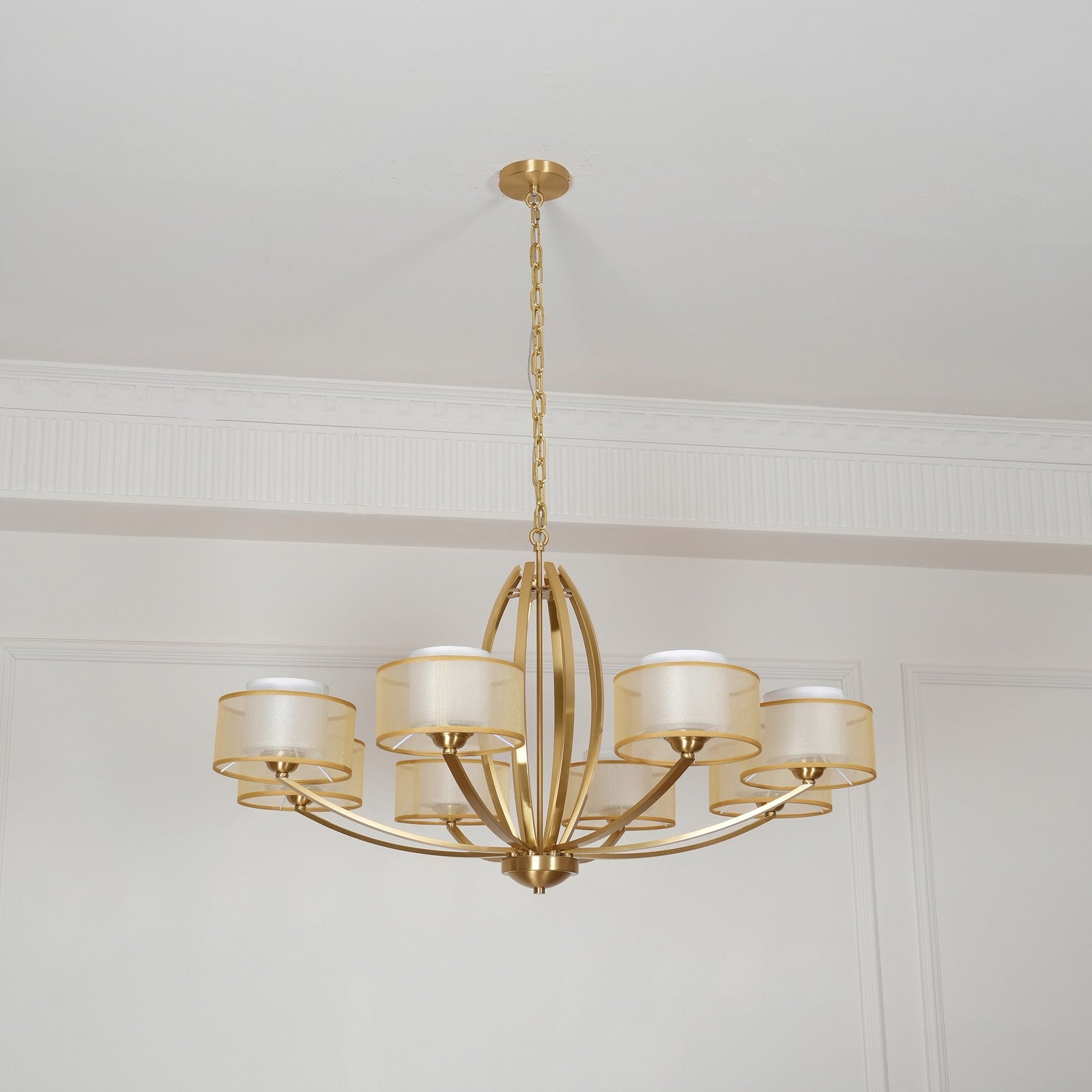Stiffel 6-head Chandelier - Cueteks