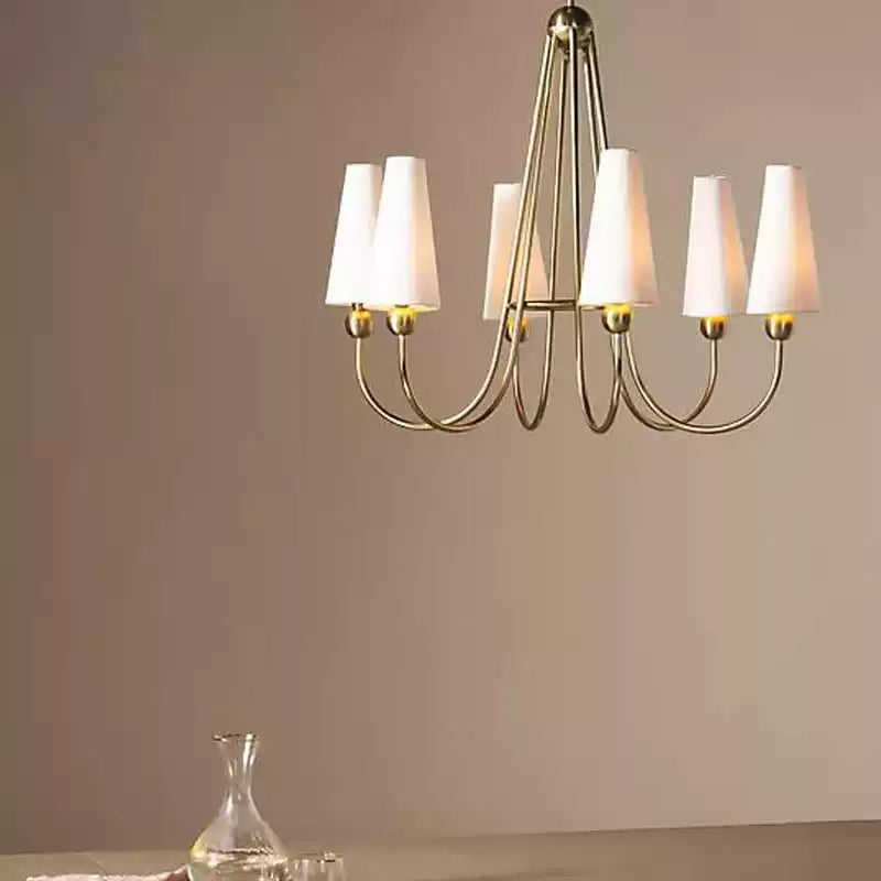 Brass Frame Mavis Chandelier - Cueteks