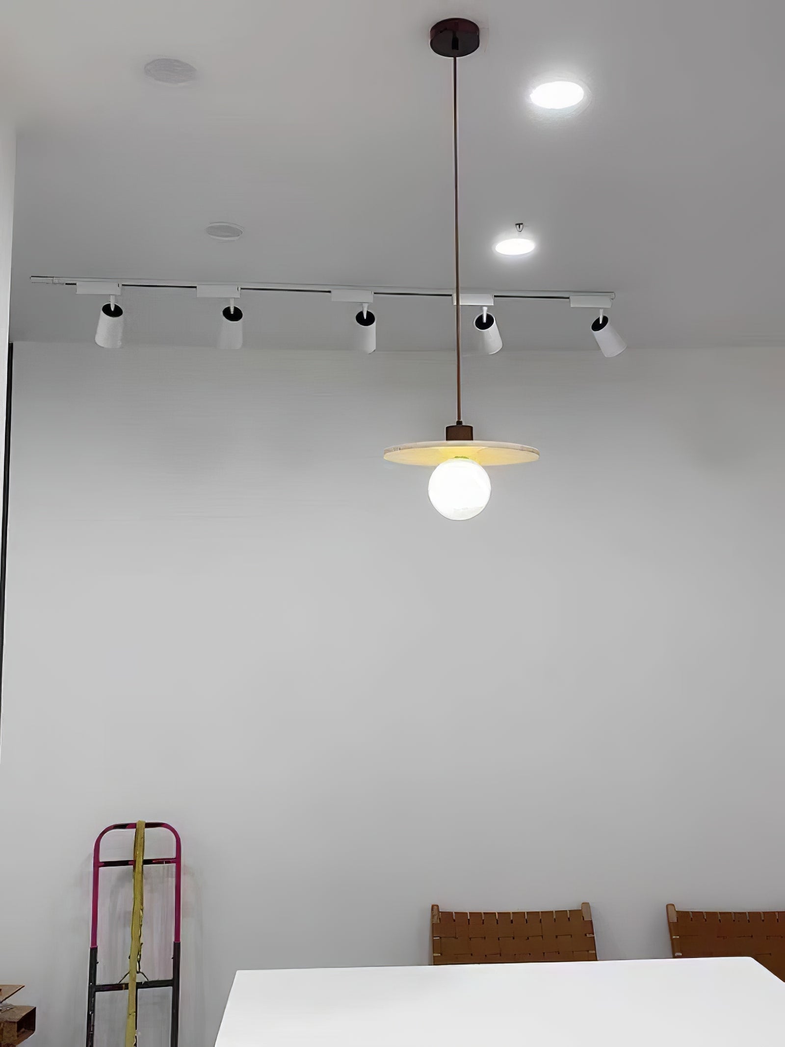 Zen Travertine Disc Pendant Light - Cueteks
