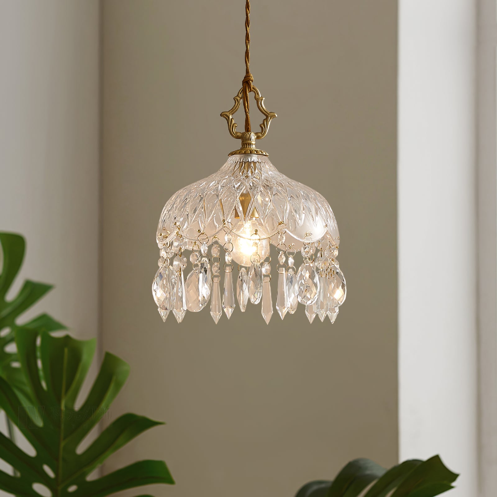 Handcrafted Crystal Chandelier - Cueteks