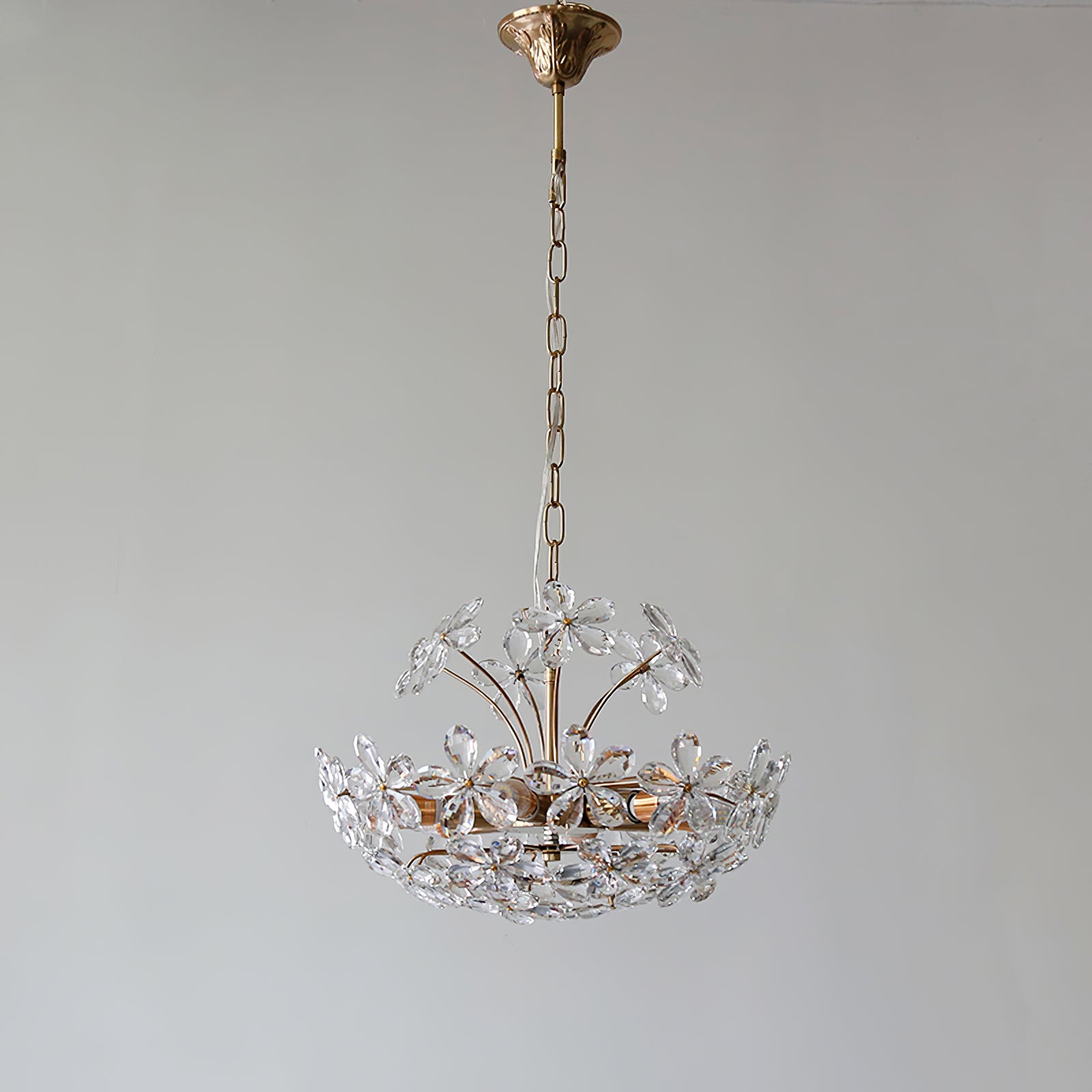 Blossom Crystal Flower Chandelier - Cueteks
