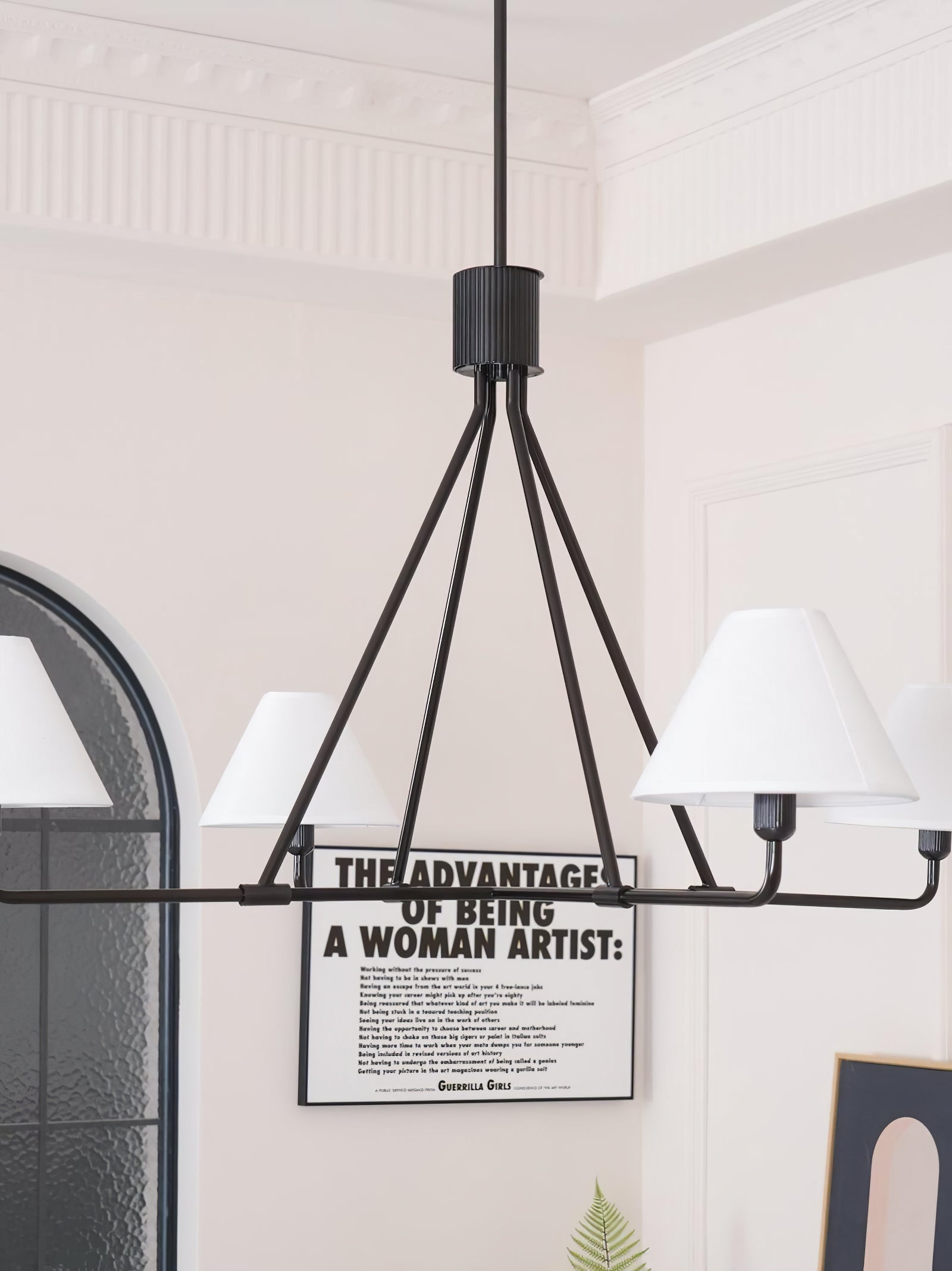 Black Beatrix Chandelier - Cueteks