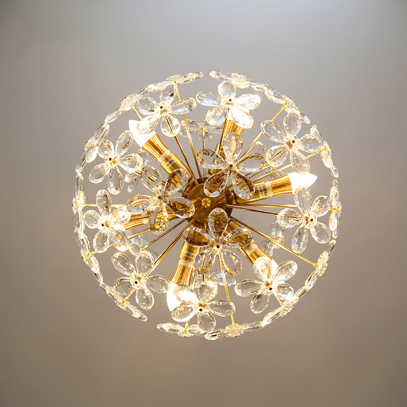 Blossom Crystal Flower Chandelier - Cueteks