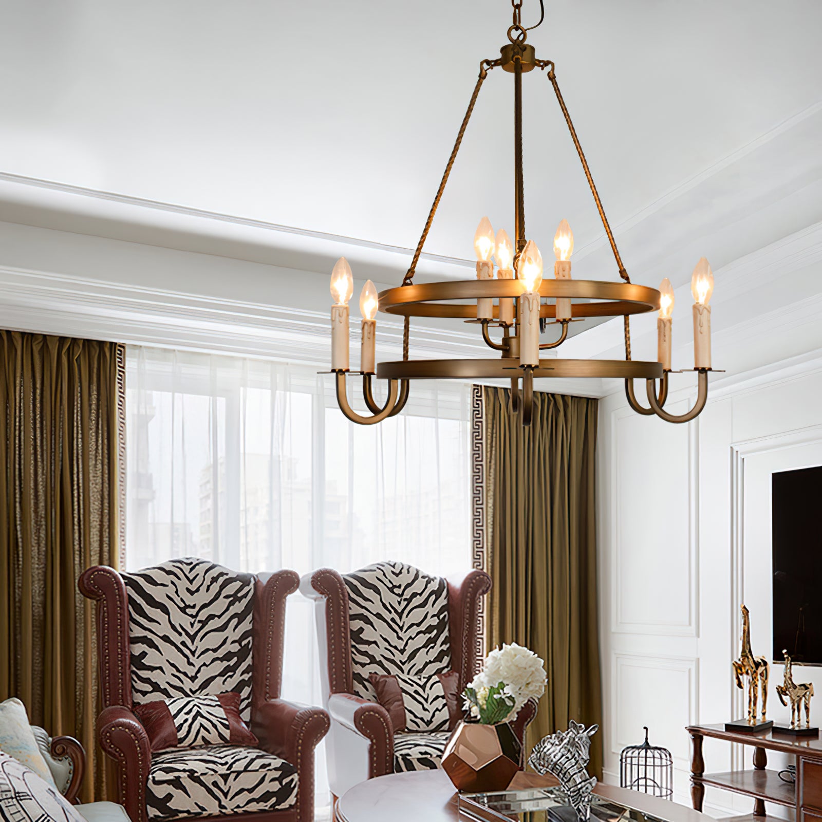 Voyager Antique Chandelier - Cueteks