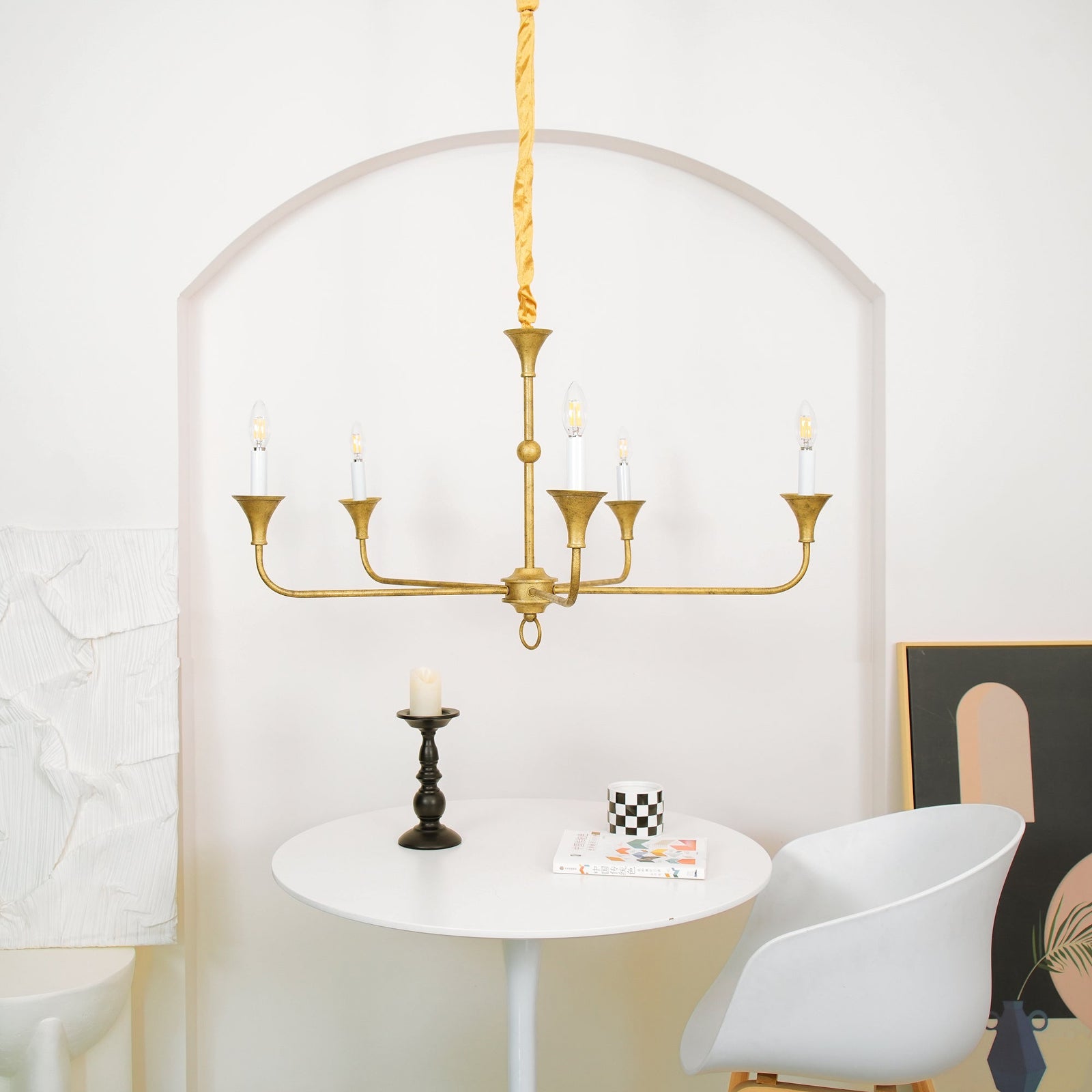 Rustic Vintage Cecil Chandelier - Cueteks