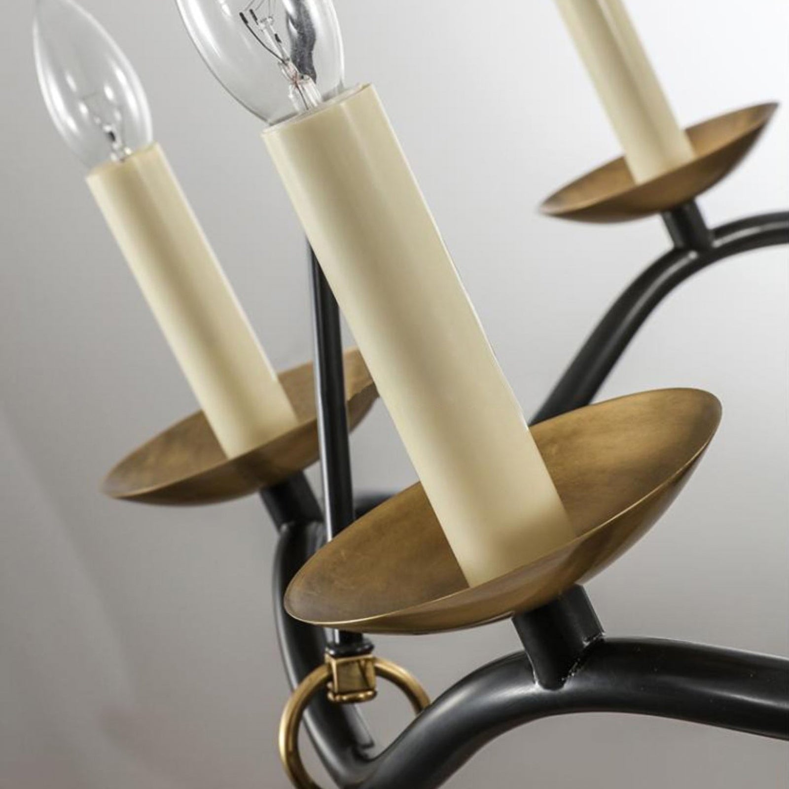 Wavy Arm Candle Chandelier - Cueteks