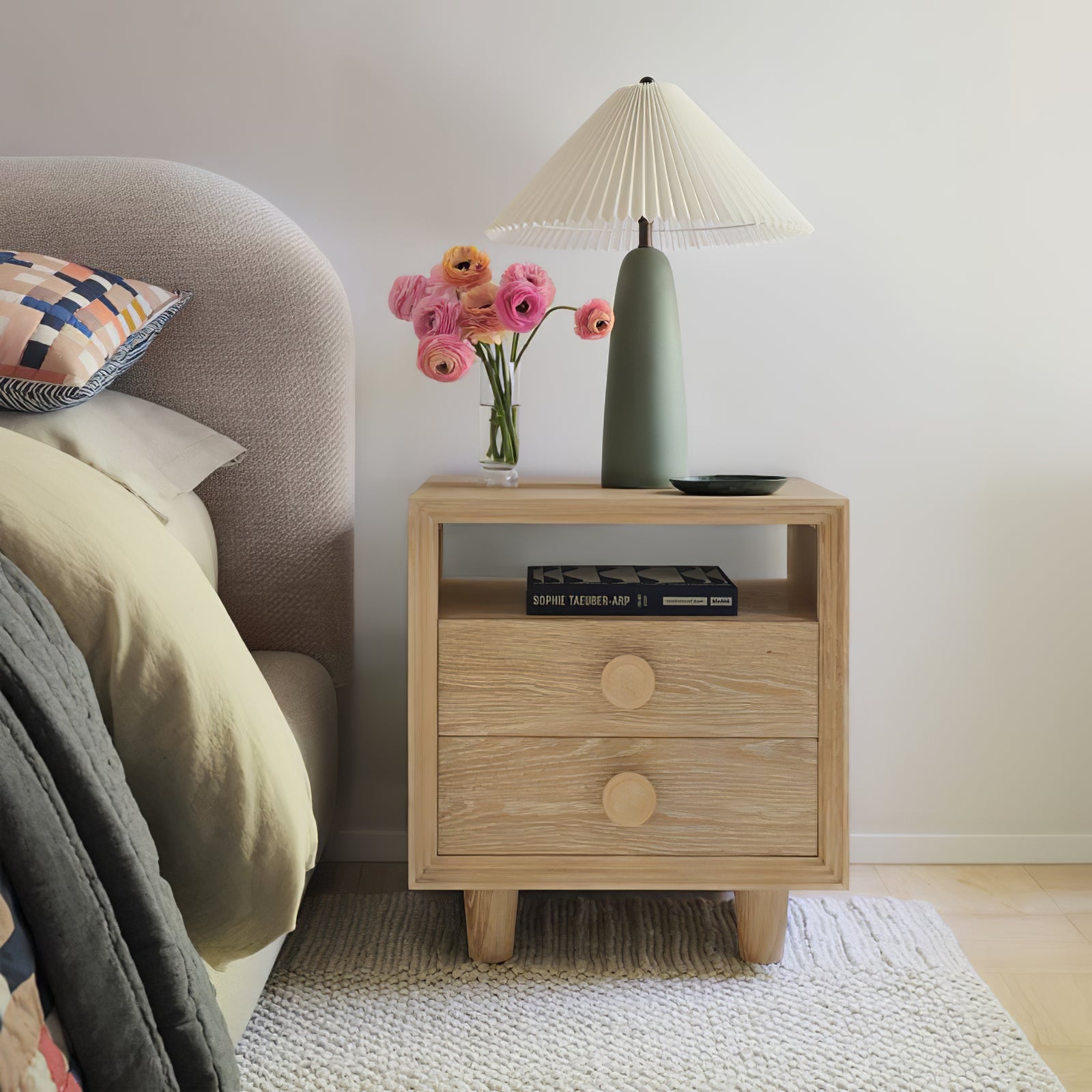 Louis Minimalist Cone Base Table Lamp - Cueteks