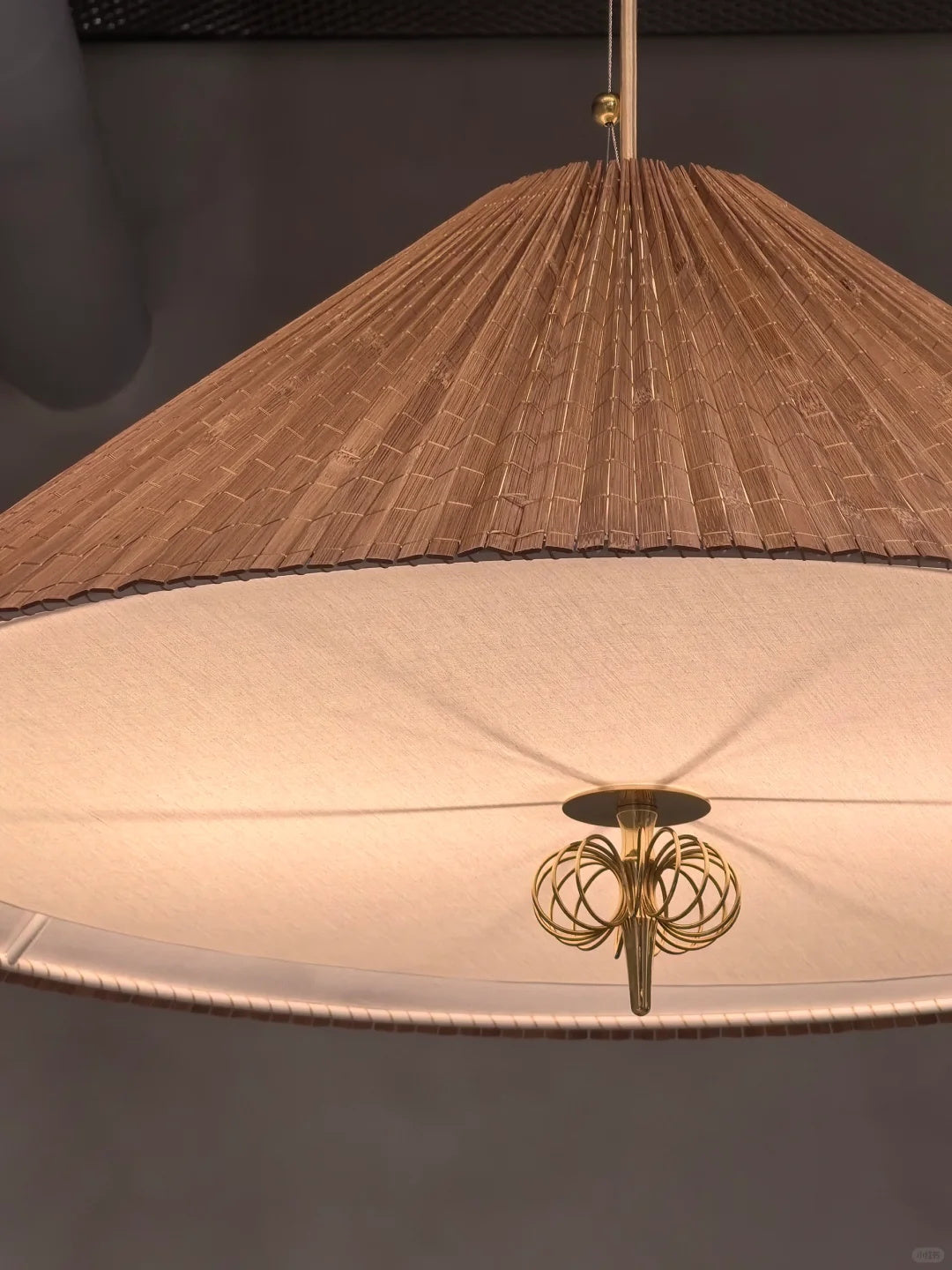 1972 Chinese Hat Chandelier-60cm - Cueteks