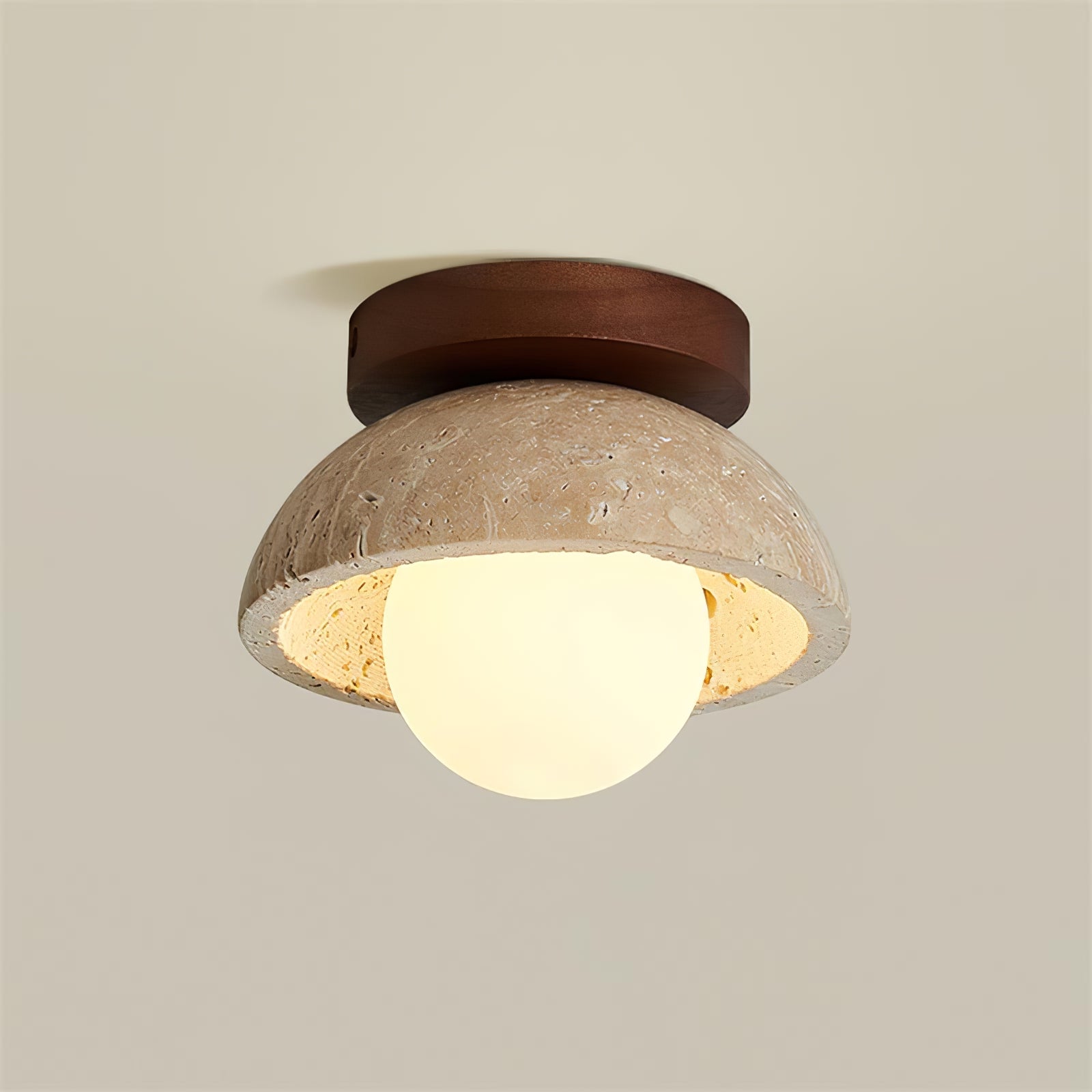 Piedra wood ceiling lamp - Cueteks