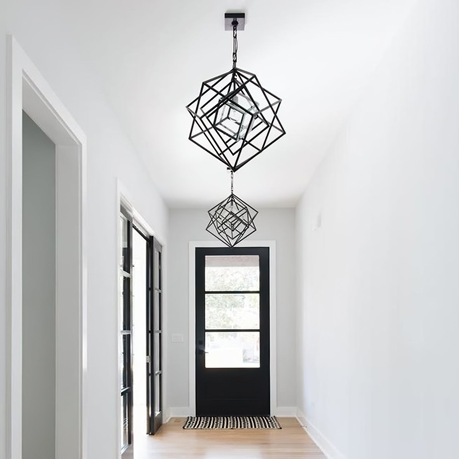 Contemporary Abstract Metal Chandelier - Cueteks