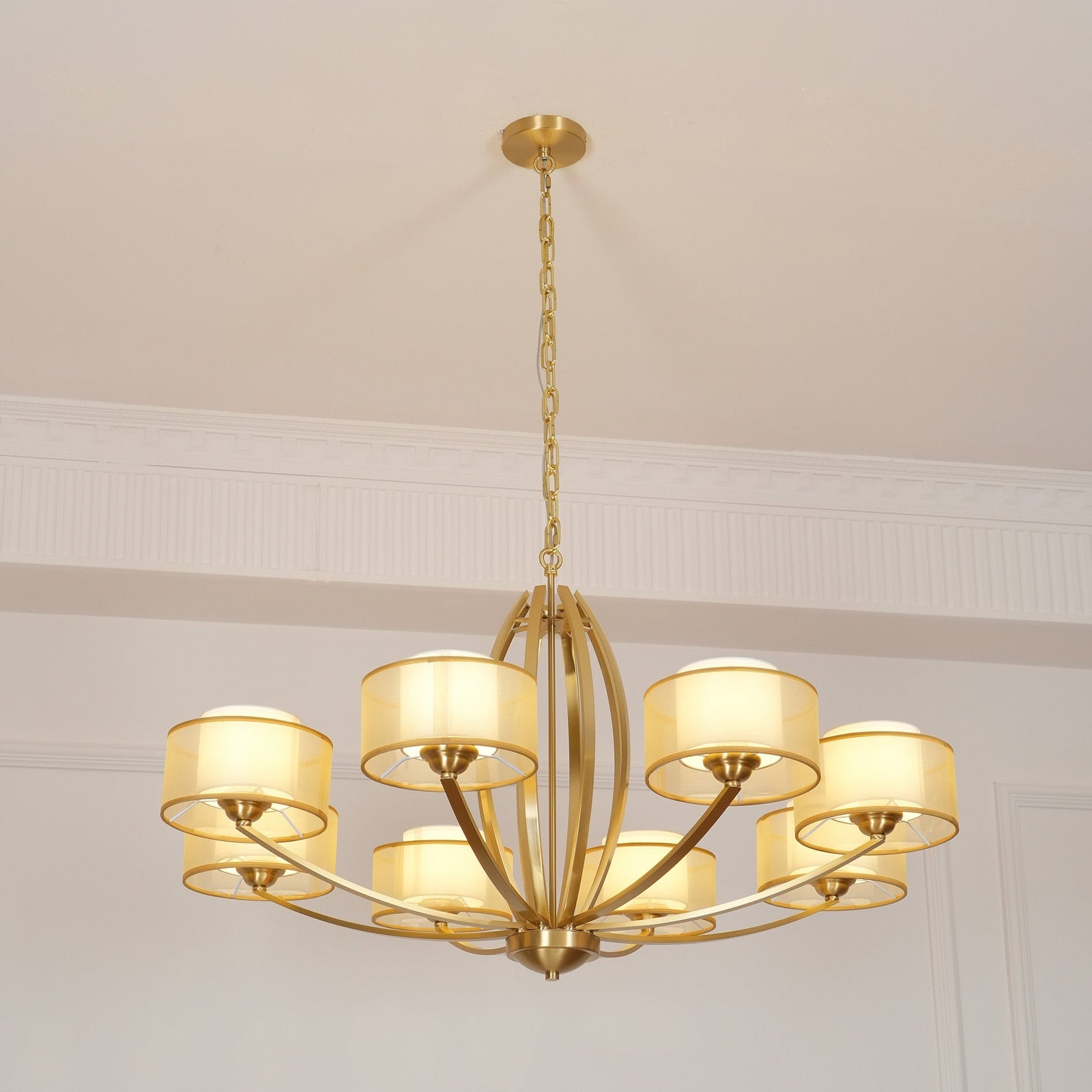 Stiffel 6-head Chandelier - Cueteks