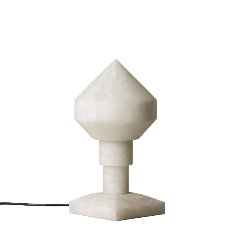 Alabaster Pyramid Table Light - Cueteks