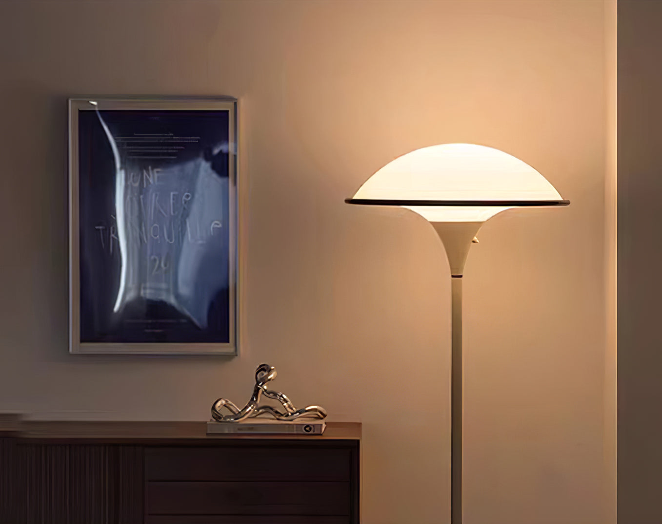 Fontana Mushroom Dome LED Floor Lamp - Cueteks