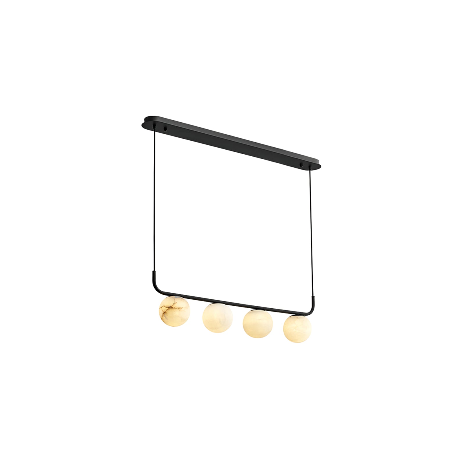 Tribeca Rohr 5 Alabaster Pendant Lamp - Cueteks