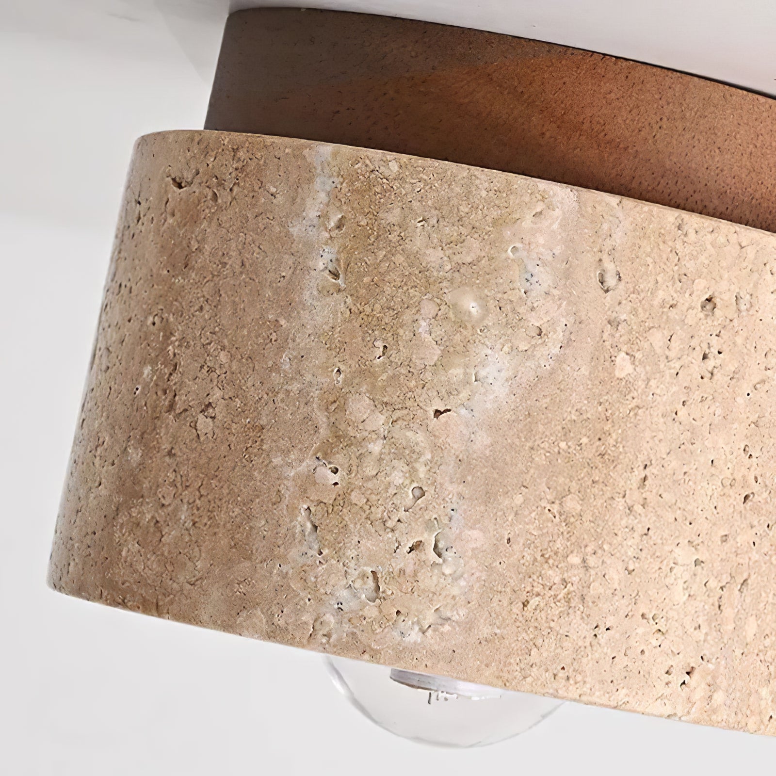 Minimalist Rustic Stone Ceiling Light - Cueteks