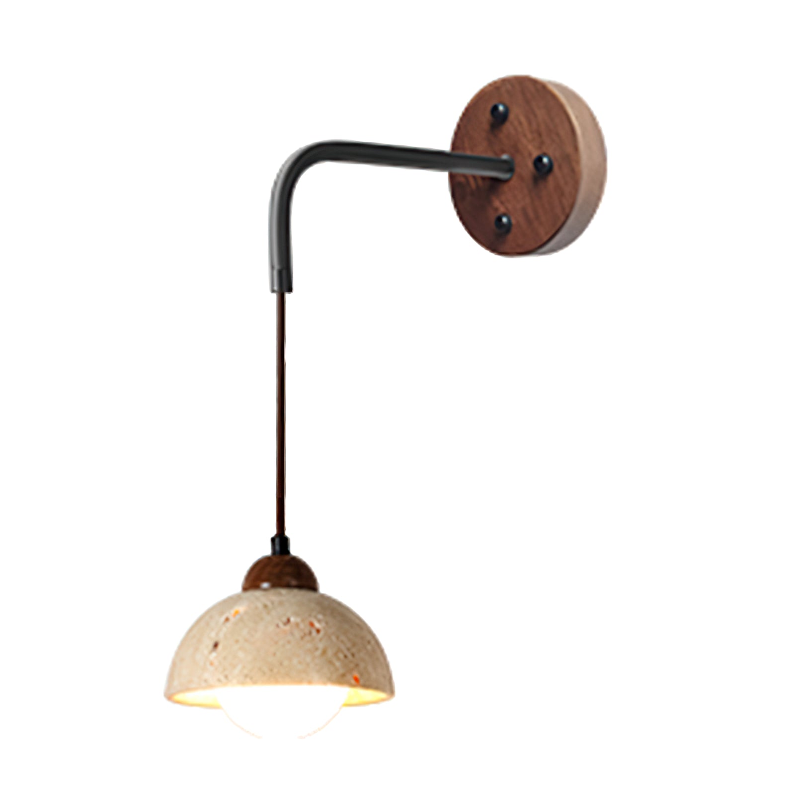 Wabi-sabi texture stone wall lamp - Cueteks