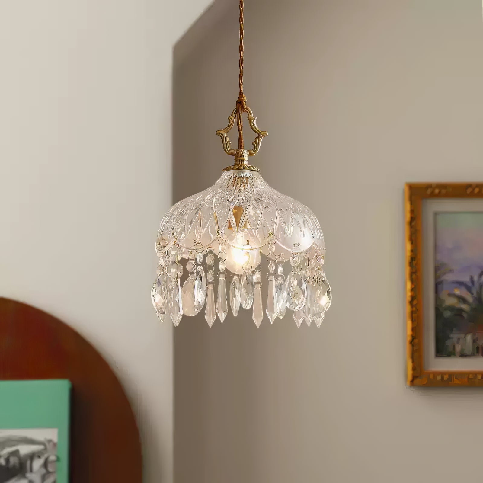 Handcrafted Crystal Chandelier - Cueteks