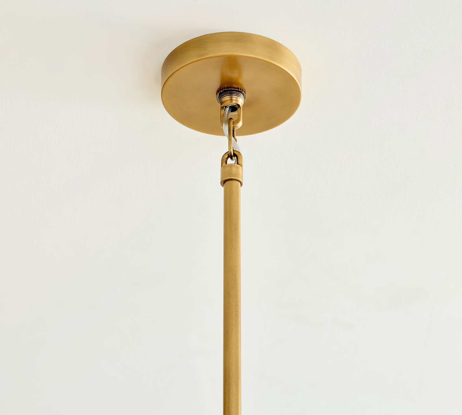 Gold Circular Textured Glass Chandelier - Cueteks