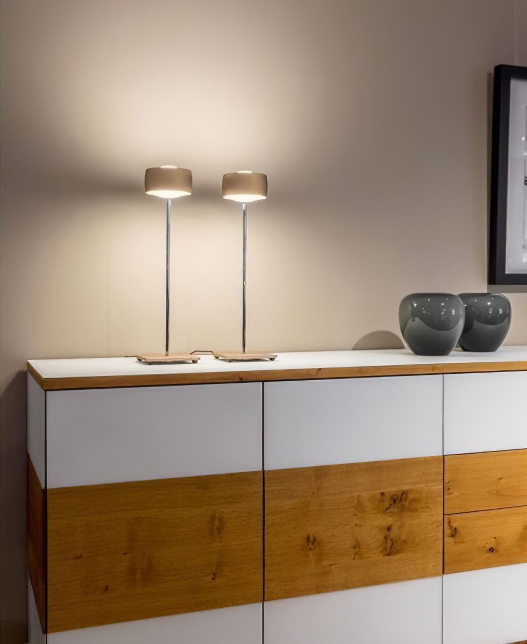 Minimalist Tall Stand Desk Lamp - Cueteks