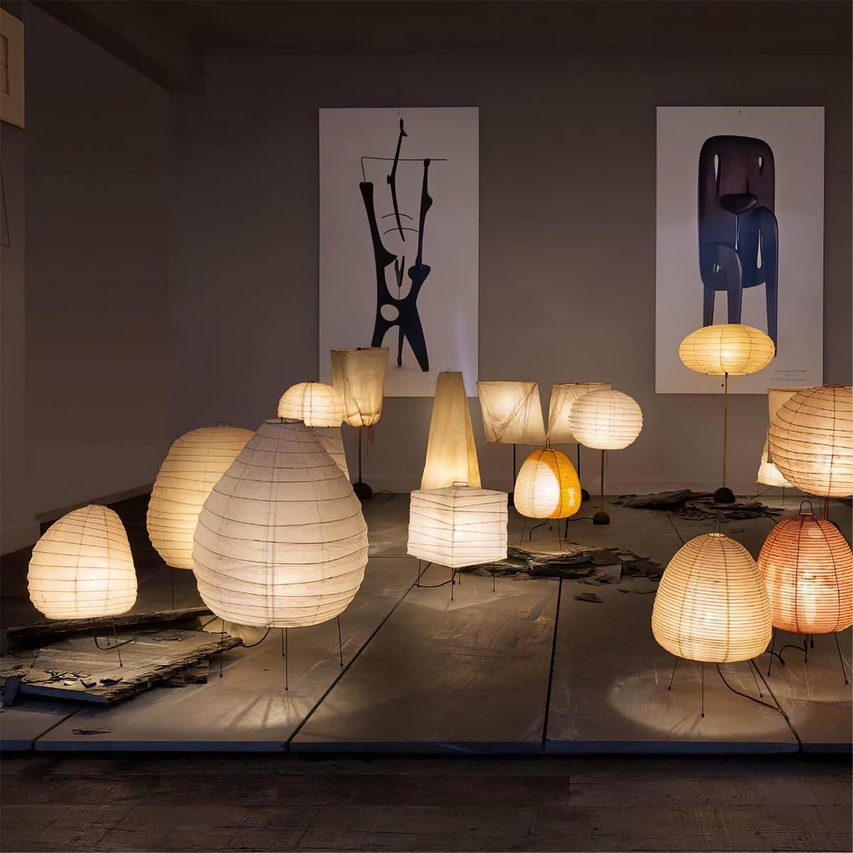 Akari 22N Table Lamp - Cueteks