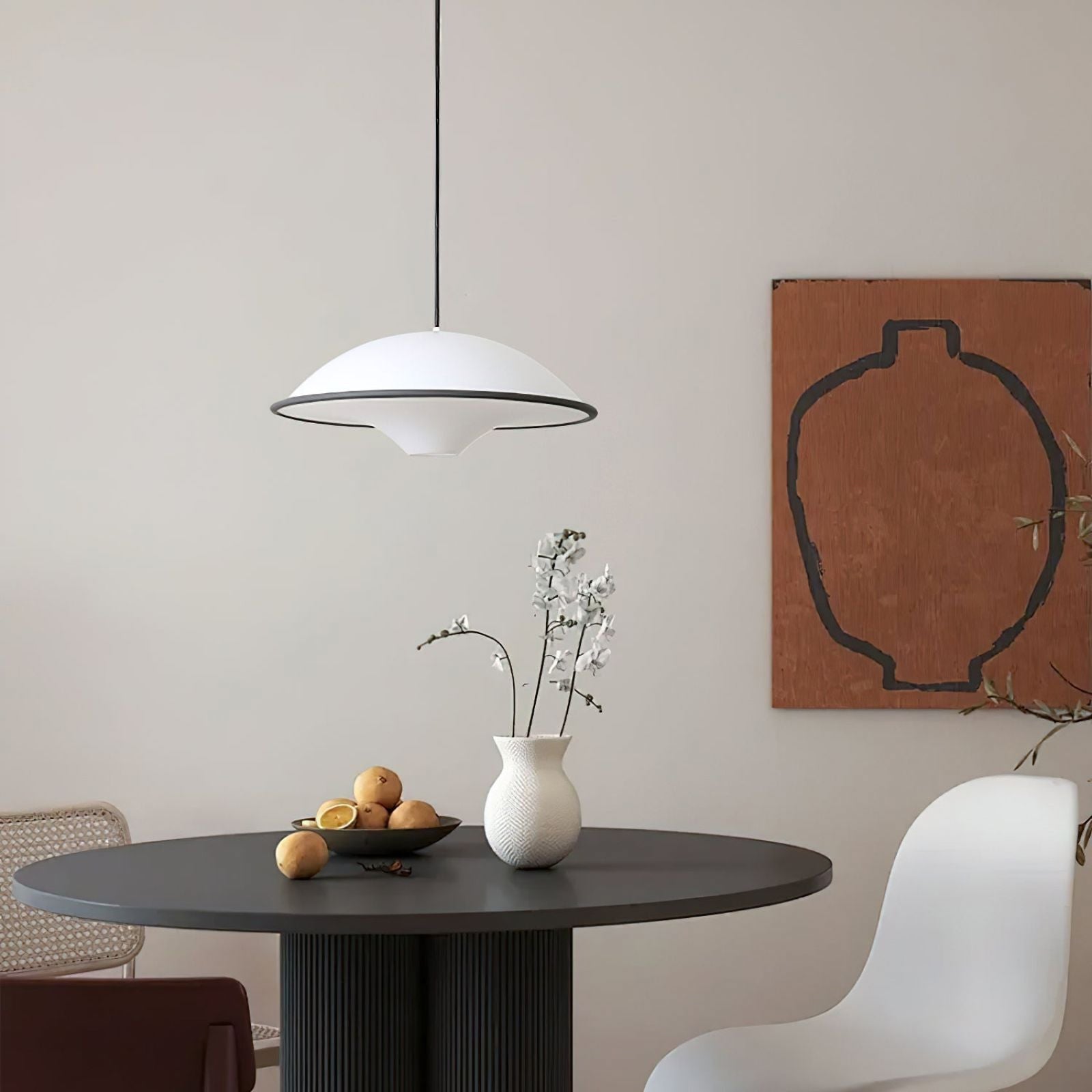 Acrylic Fontana Black Pendant Light - Cueteks