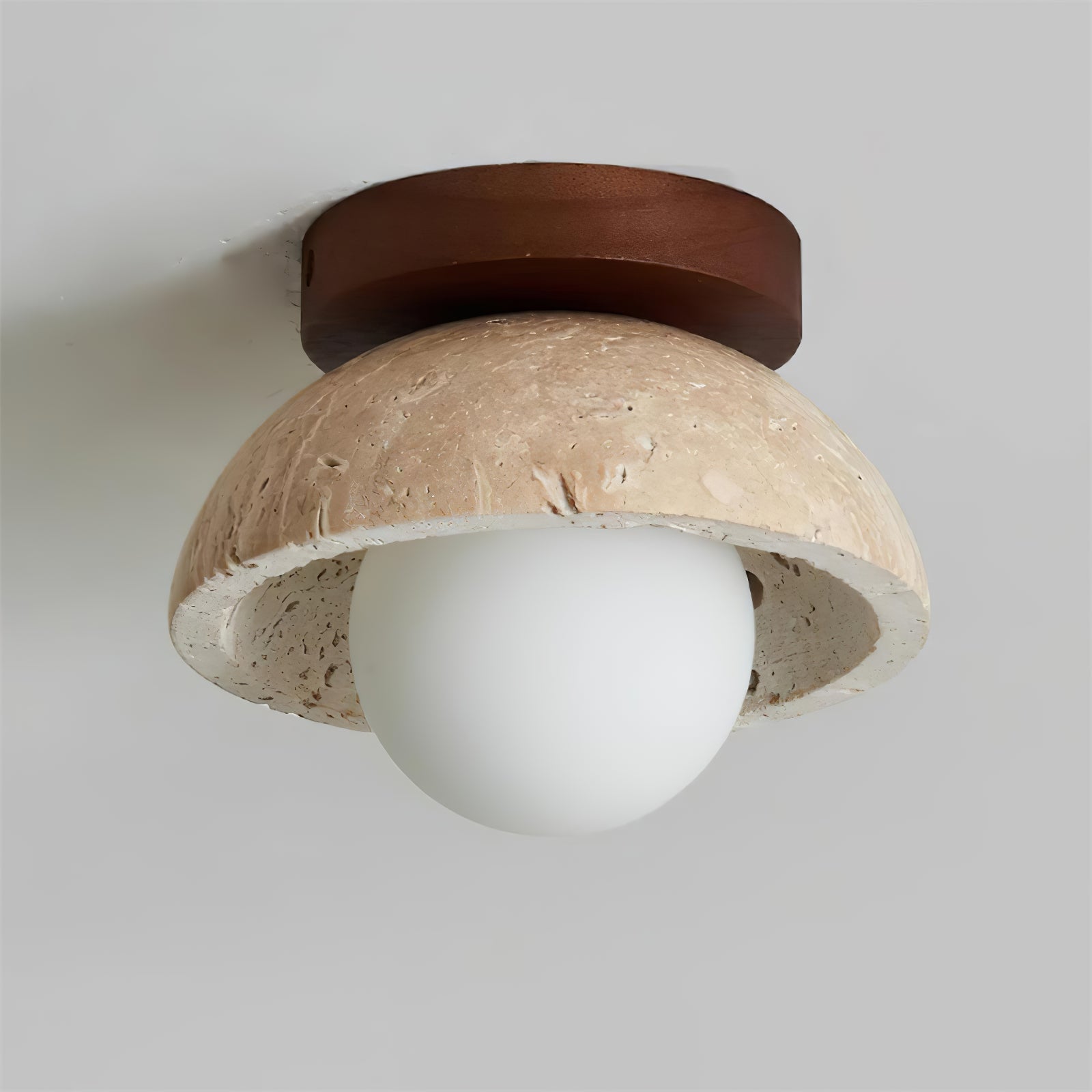 Piedra wood ceiling lamp - Cueteks