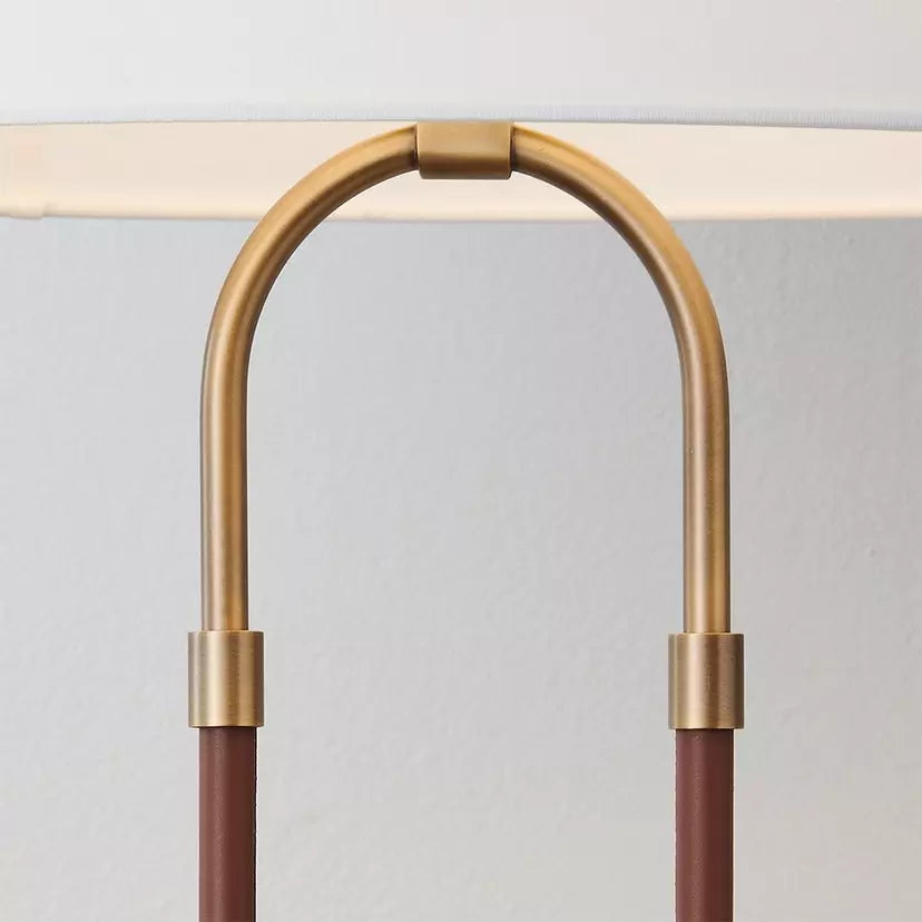 Katie Brass Floor Lamp - Cueteks