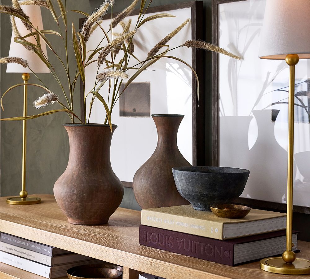 Palmer Slim Brass Accent Table Lamp - Cueteks