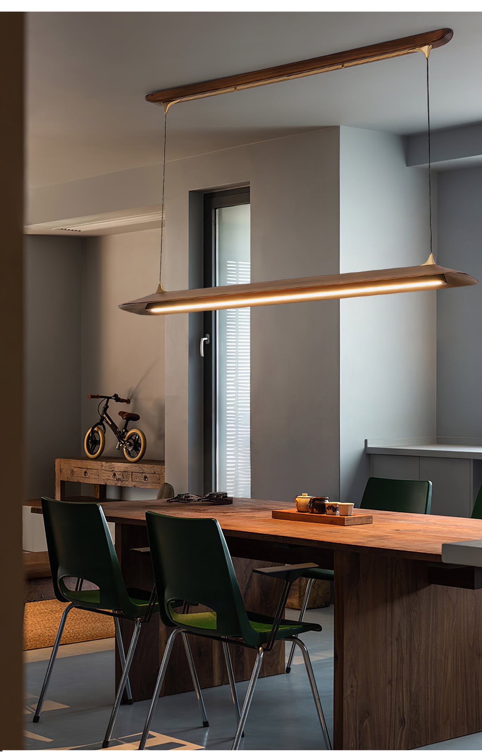Mernoe walnut pendant lamp - Cueteks