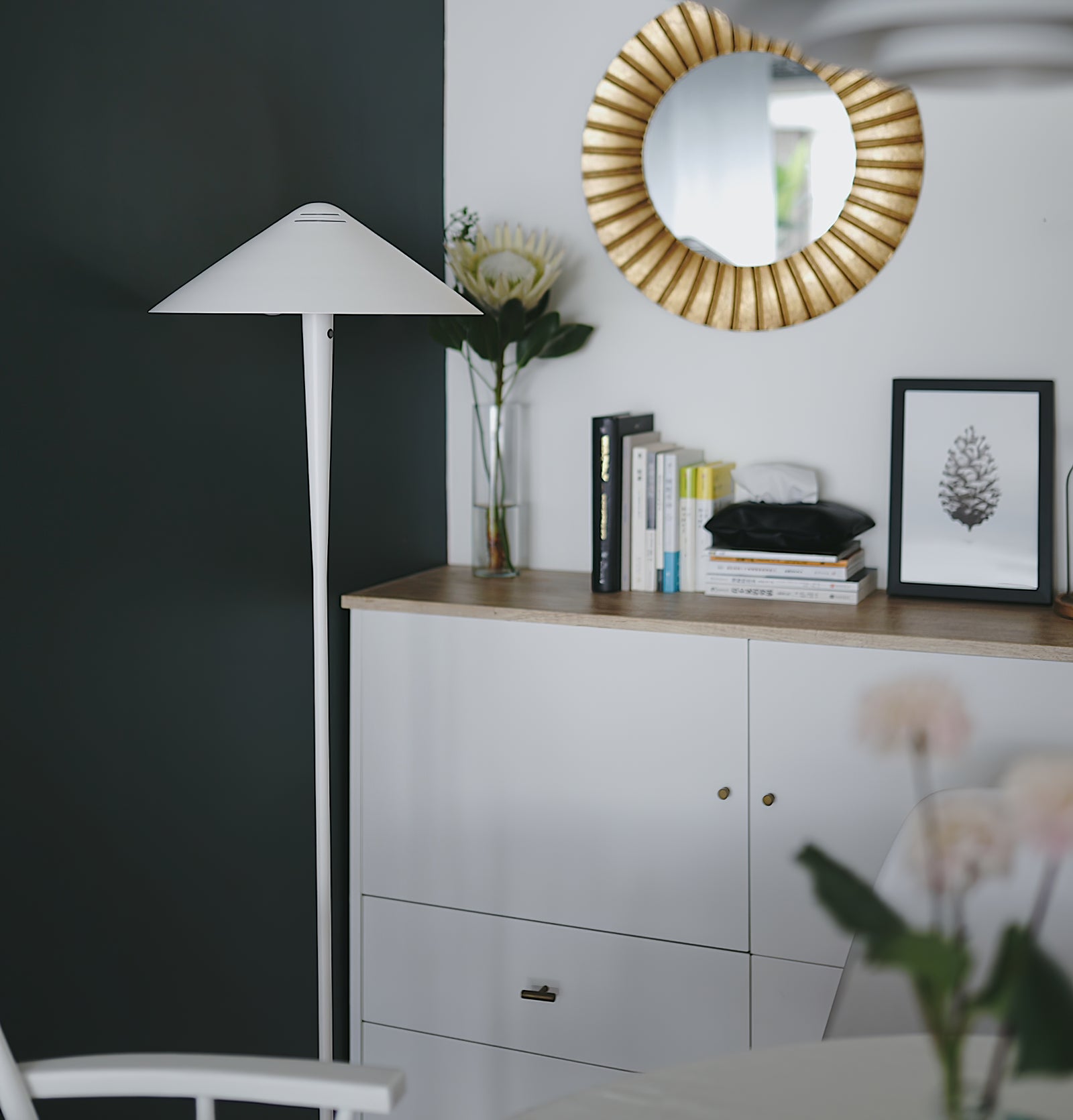 Cone Shade Modern Floor Lamp - Cueteks