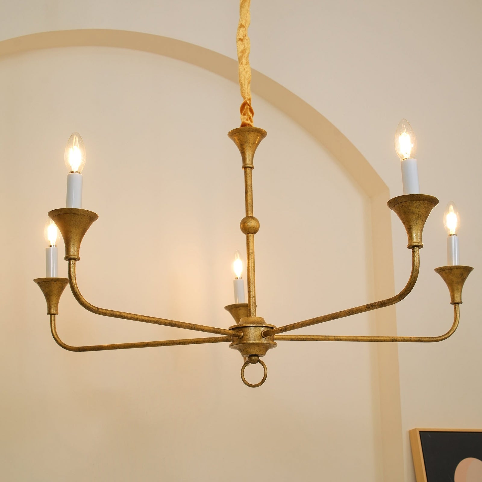 Rustic Vintage Cecil Chandelier - Cueteks