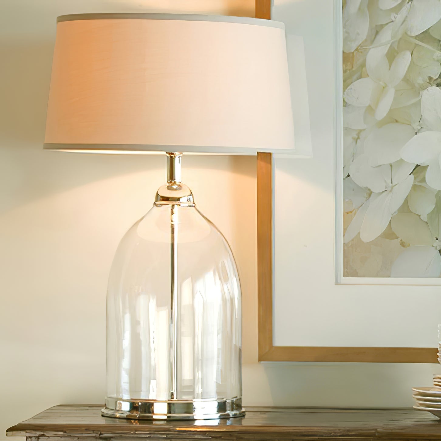 Glass Dome Table Lamp - Cueteks
