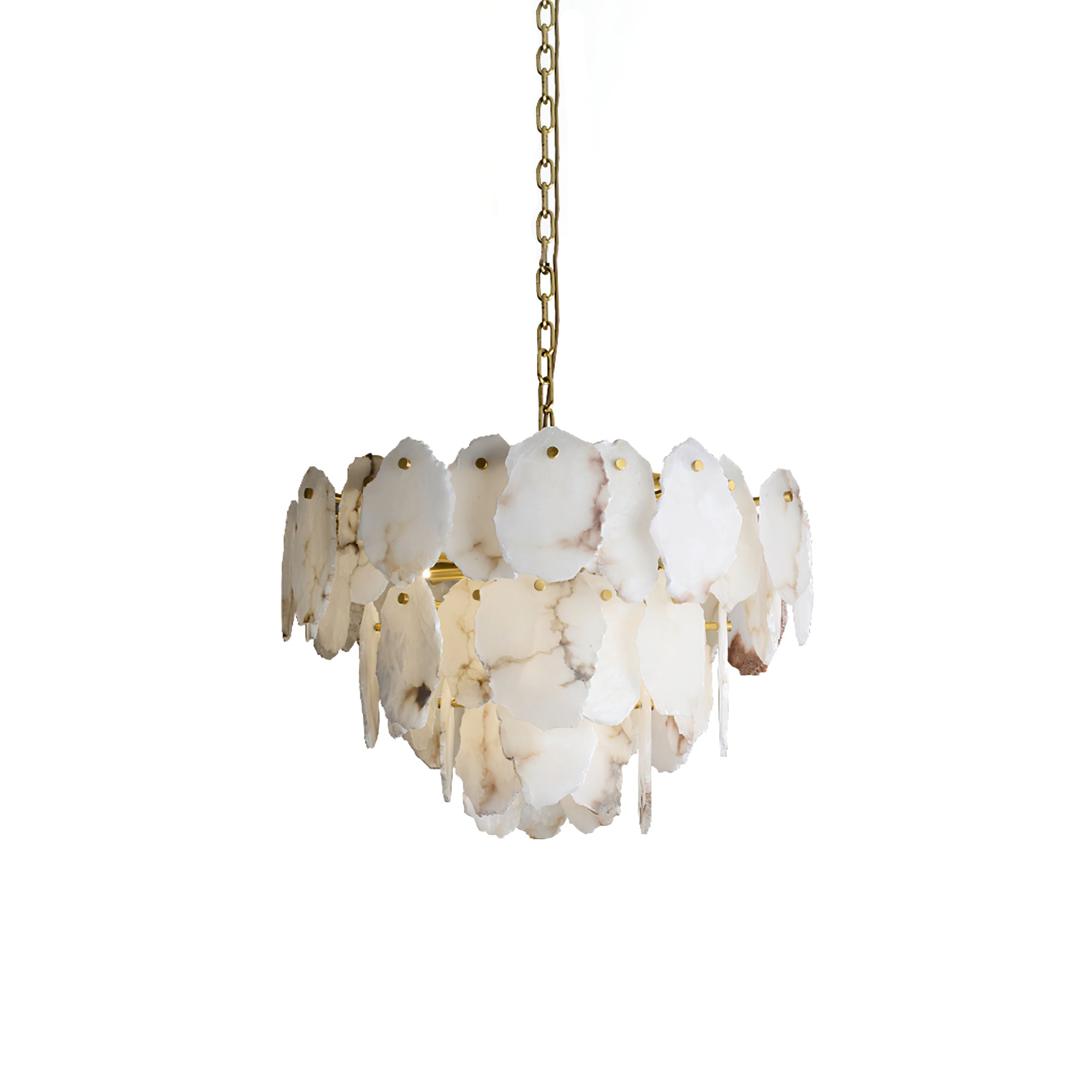 Gloire Luxury Alabaster Chandelier - Cueteks