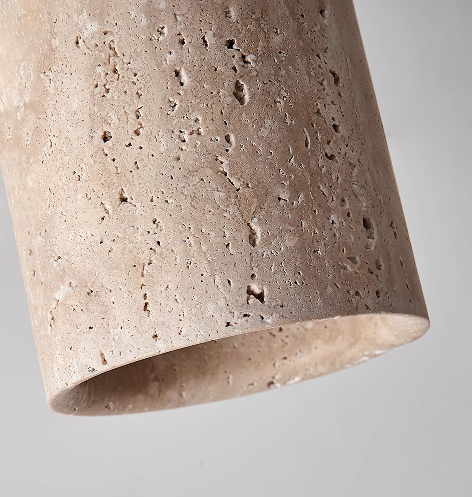 Wood and Stone Modern Flush Mount Light - Cueteks