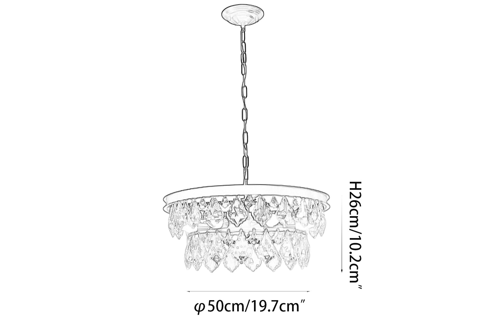 Modern luxury crystal chandelier - Cueteks