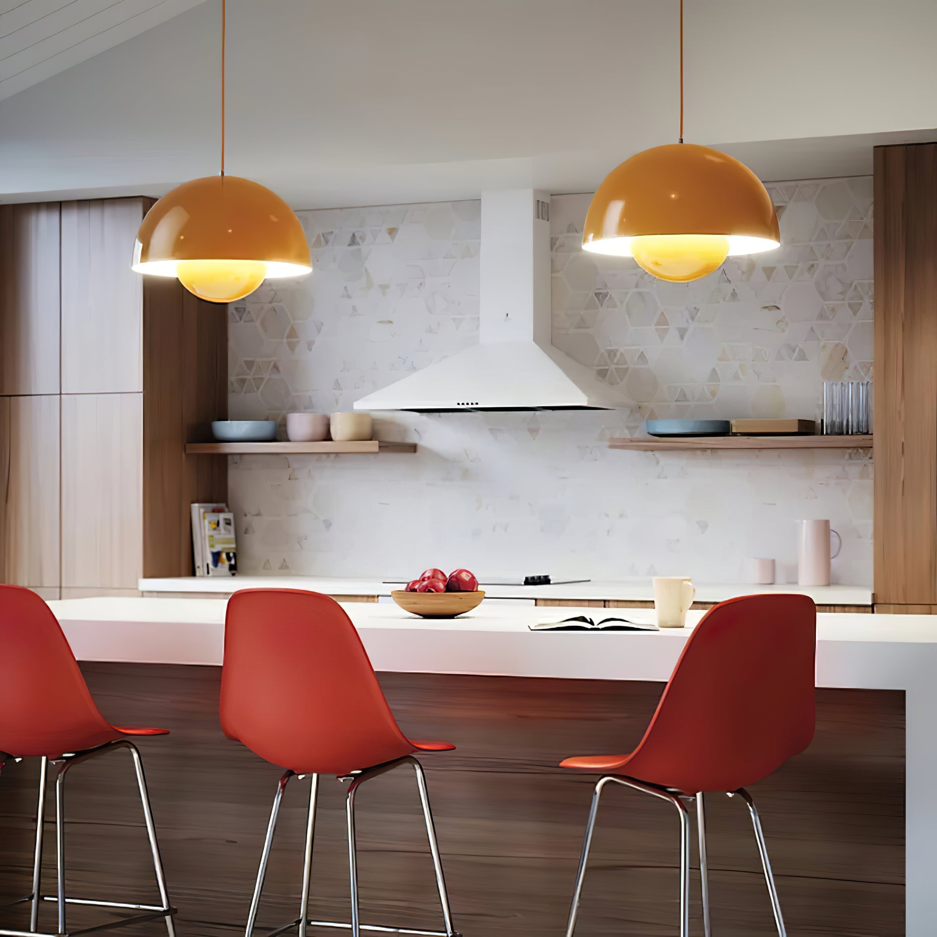 Flowerpot Colorful Pendant Lamp - Cueteks