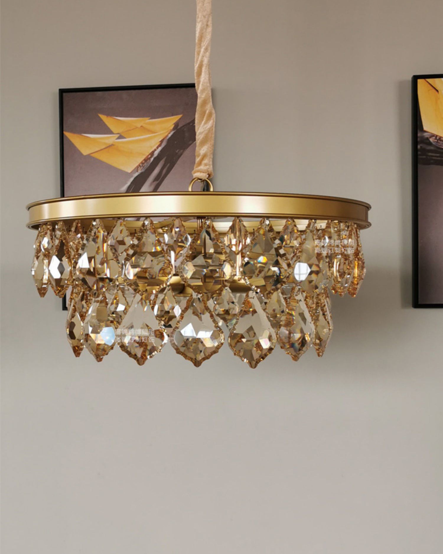 Modern luxury crystal chandelier - Cueteks