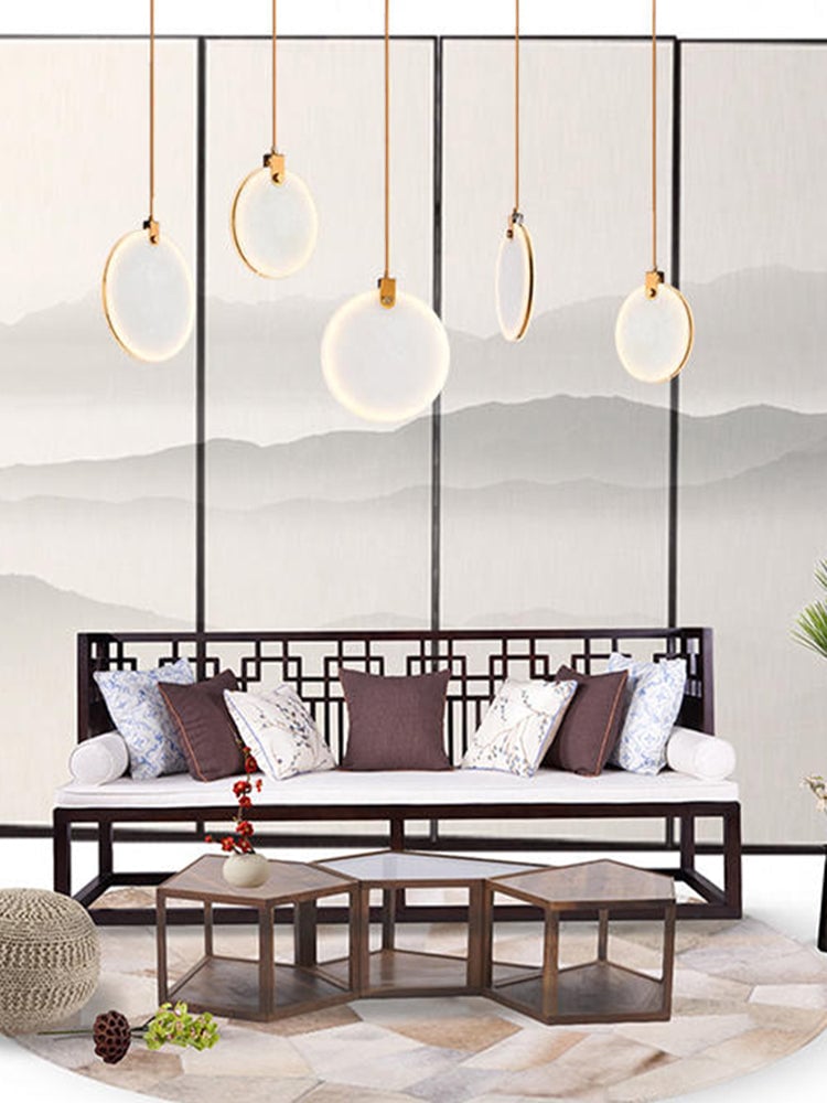 Tiered Alabaster Staircase Chandelier - Cueteks