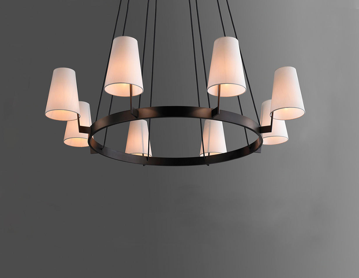 3D Corniche Circular Chandelier - Cueteks