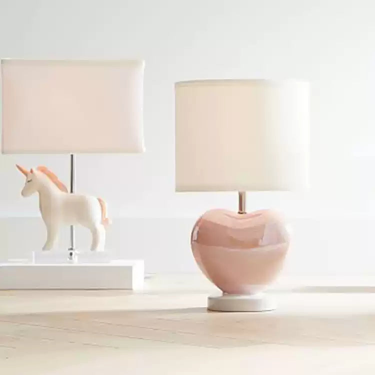 Pearlescent Heart Shape Table Lamp - Cueteks