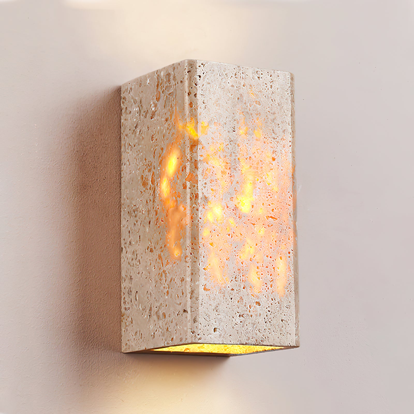 Rectangular Stone LED Wall Lamp - Cueteks