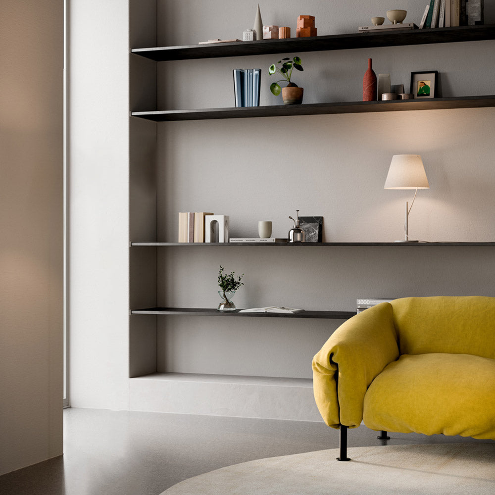 slim line hover LED table lamp - Cueteks