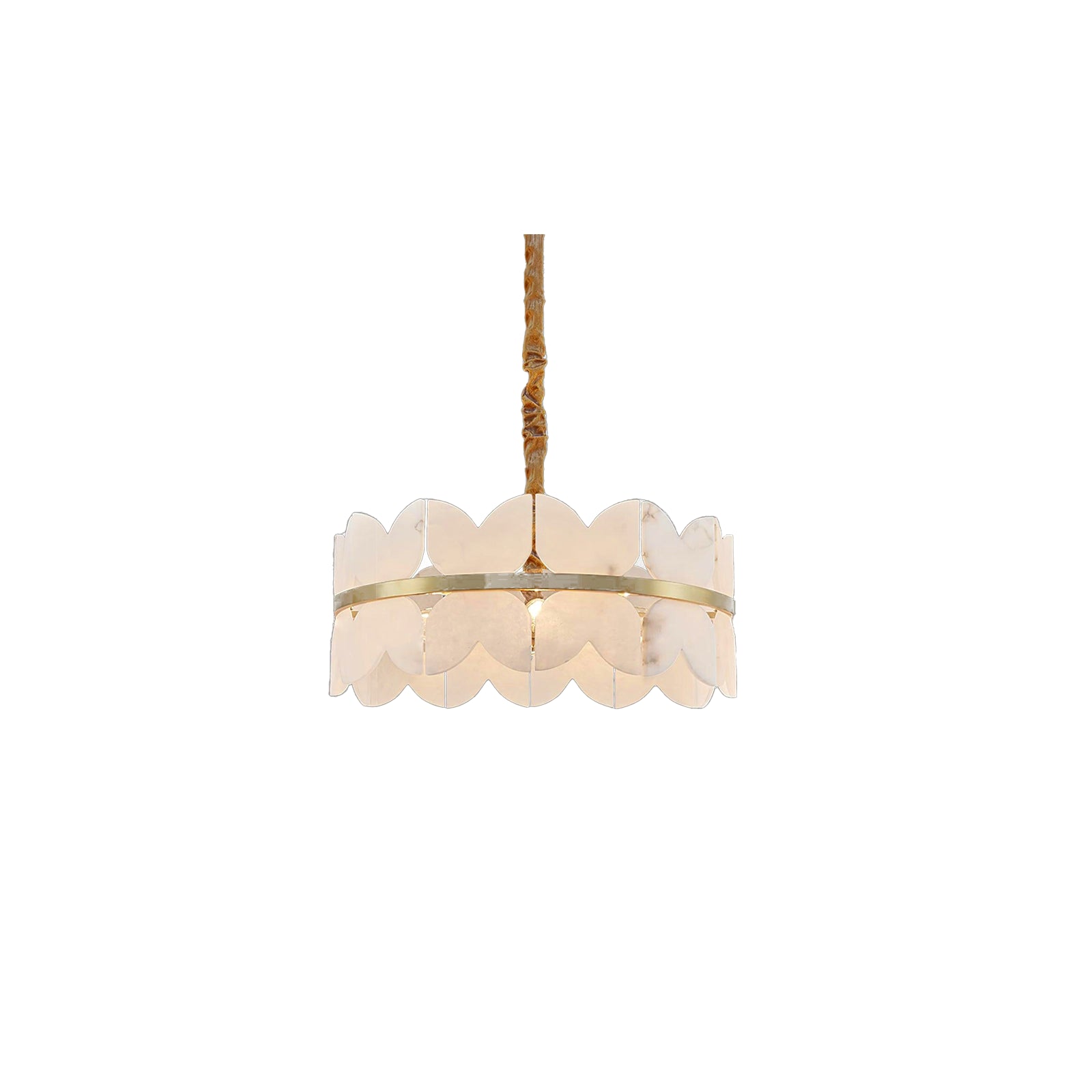 Patanga Alabaster Butterfly Chandelier - Cueteks