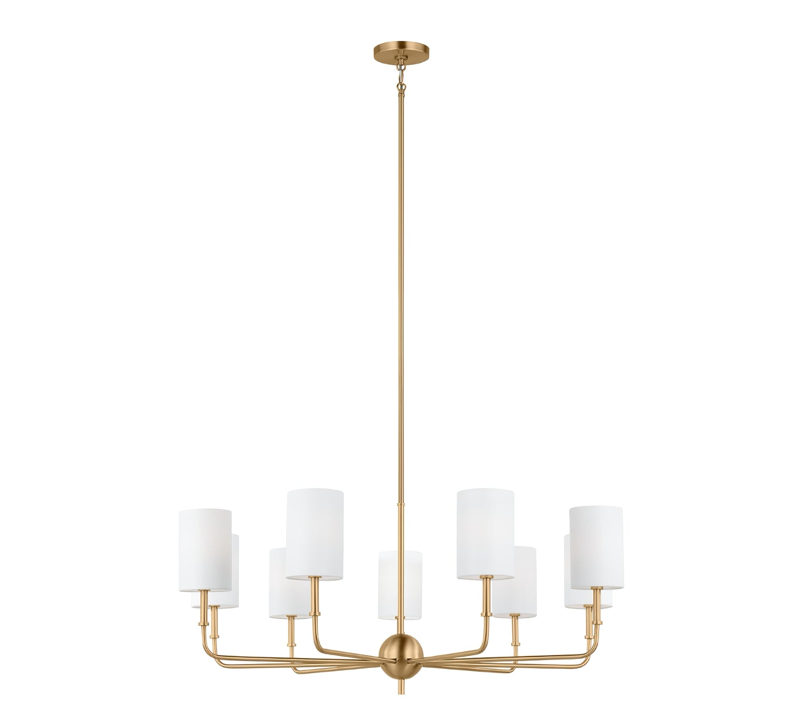 Foxdale Brass Chandelier - Cueteks
