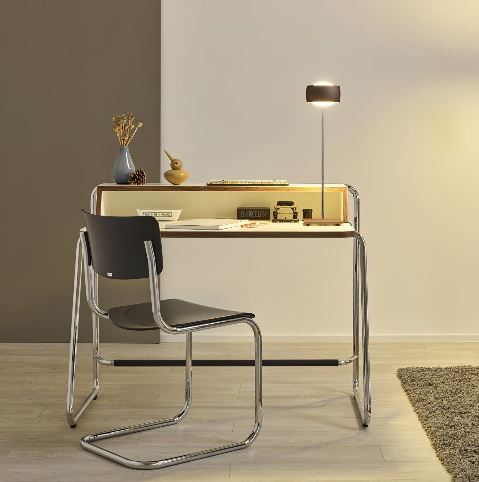 Minimalist Tall Stand Desk Lamp - Cueteks