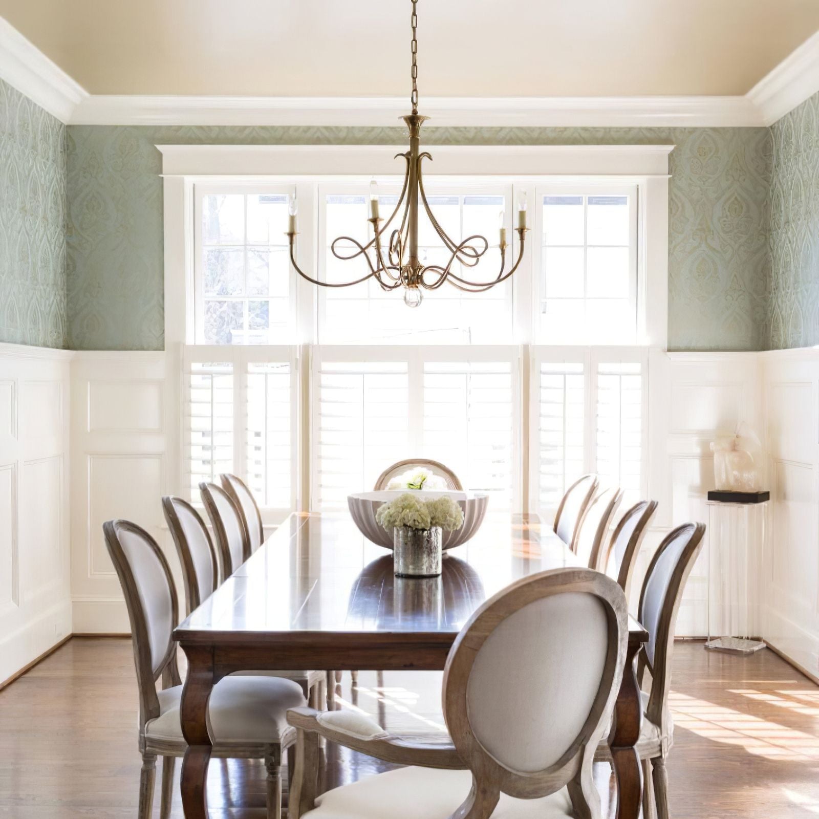 Large Twisted Loop Chandelier - Cueteks