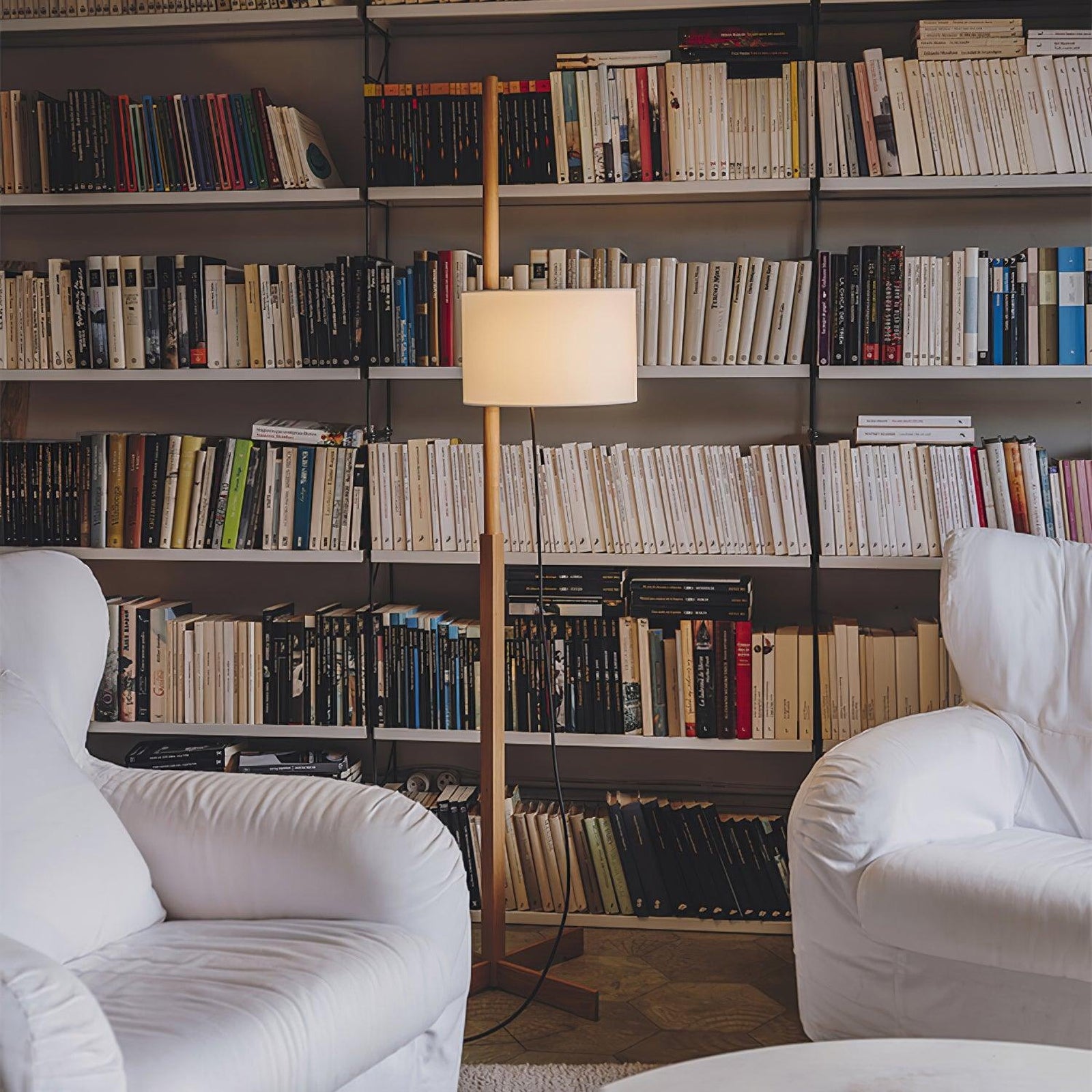 Minimalist Wooden Adjustable Floor Lamp - Cueteks