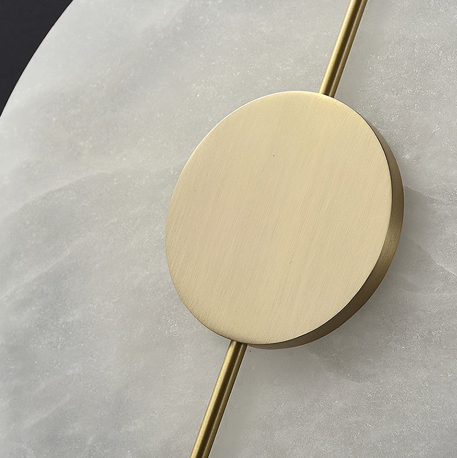 Modern Oval Alabaster Wall Lamp - Cueteks