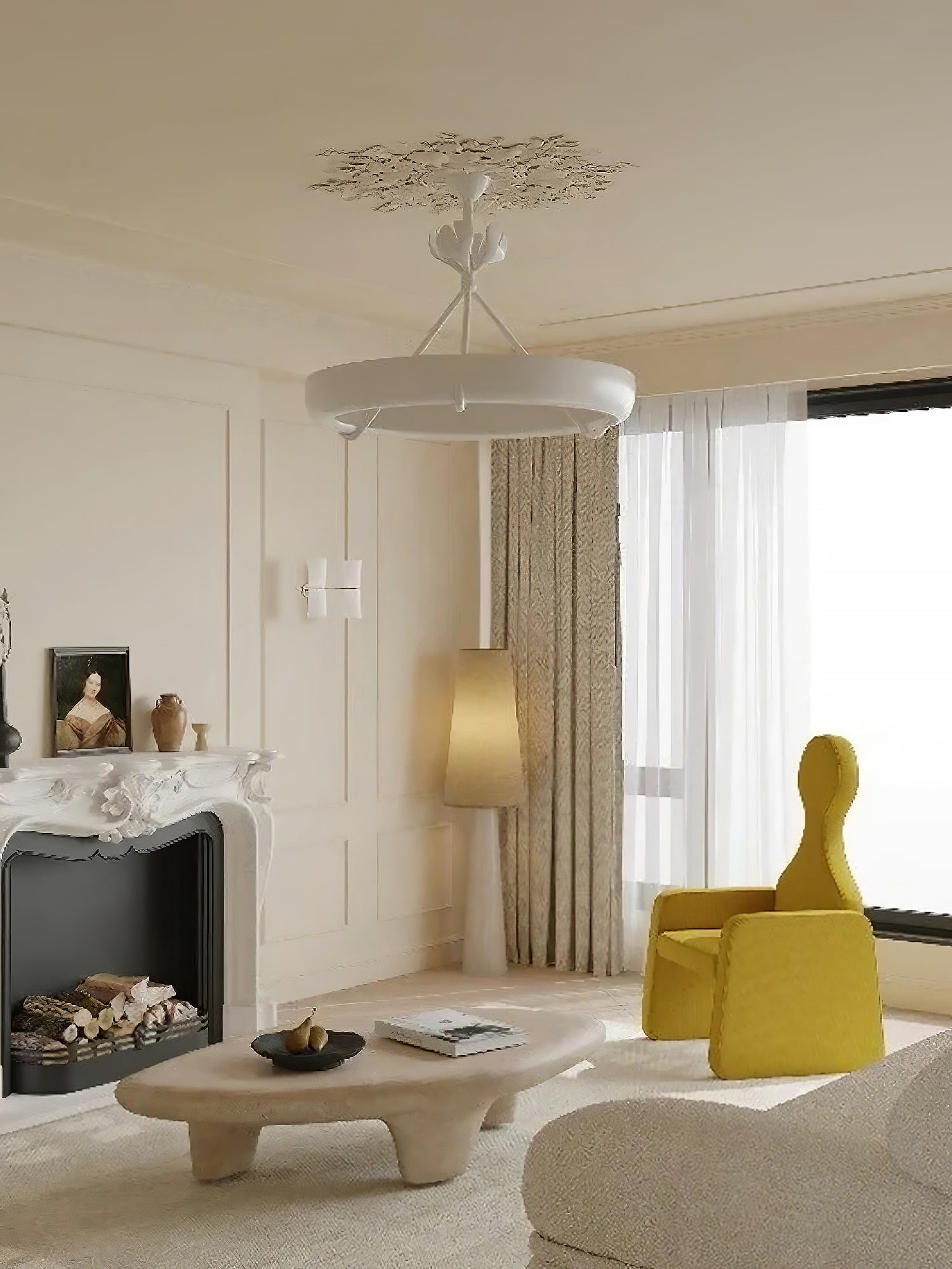 Tinsley Plaster Pendant Lamp - Cueteks